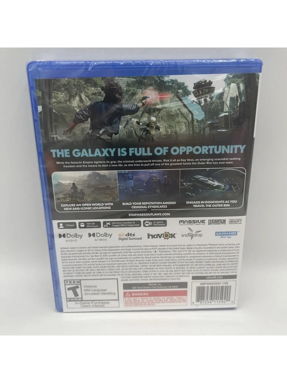 Star Wars Outlaws - Sony PlayStation 5 PS5 Brand New & Sealed